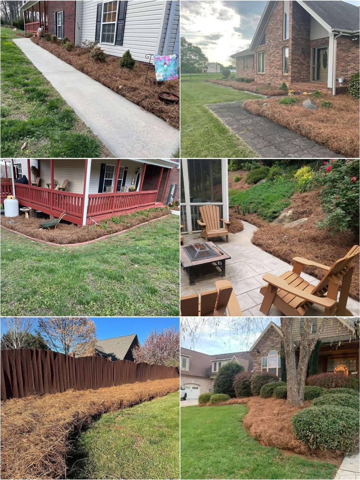 Mulch and bed installation: Photo 3